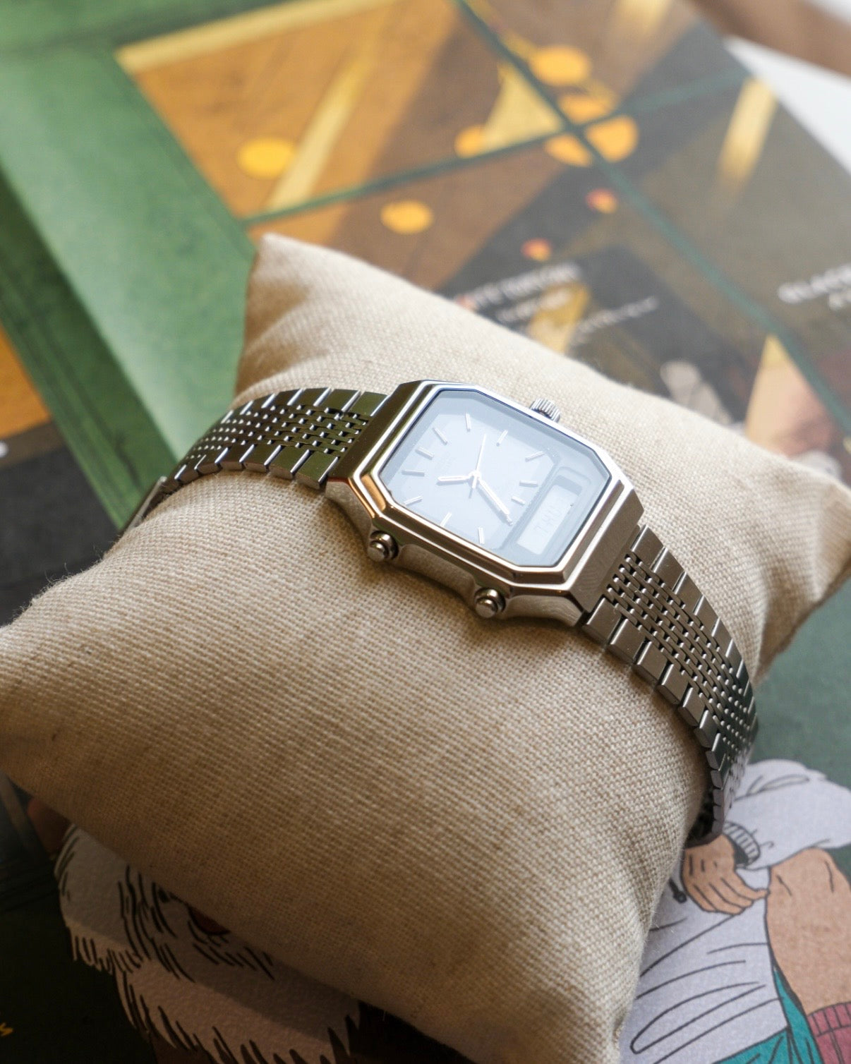 Seiko silver wave digital H449-502A