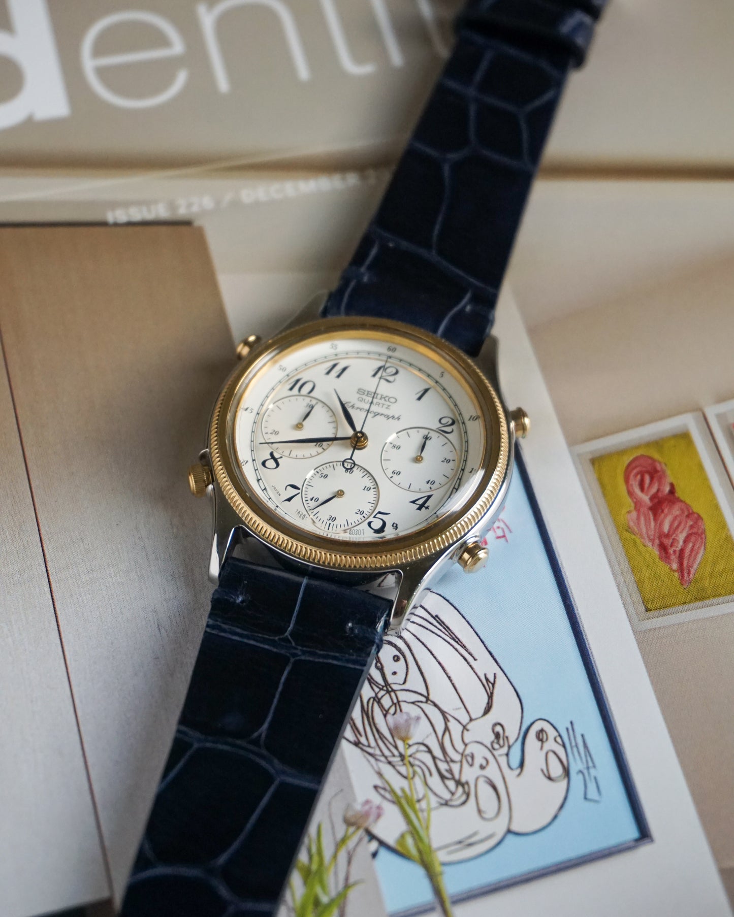 Seiko quartz chrono 7A28-6020