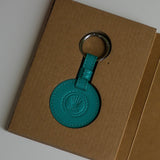 Rolex Centenary Keychain — Teal Leather